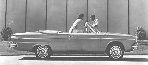 1963 Dodge Dart GT Convertible Factory Image